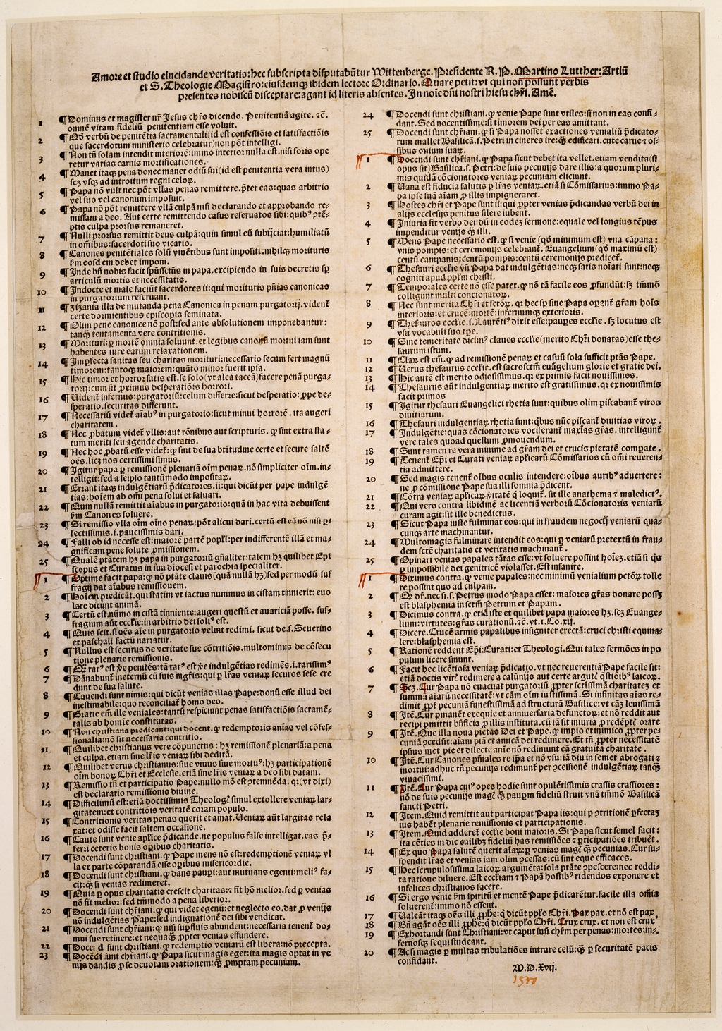 Printed broadsheet from the early press era, showing the reach of print distribution